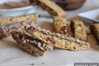 Chocolate-Kissed Toffee Biscotti