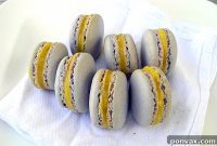 Lemon Kissed Lavender Macarons