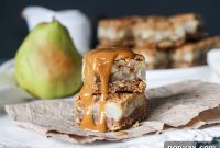 Nutty Brown Butter Pear Squares