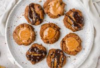Paleo Vegan Chocolate Almond Butter Thumbprint Treats