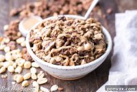 Decadent Vegan Chocolate Peanut Butter Granola