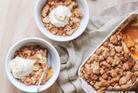 Golden Peach Snickerdoodle Delight