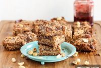 Gluten-Free Peanut Butter and Jelly Streusel Squares