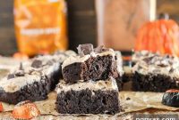 Autumn Spiced Latte Brownies