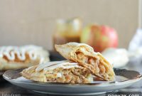 Warm Caramel Apple Swirl Pastry