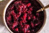 Naturally Sweetened Paleo Cranberry Relish