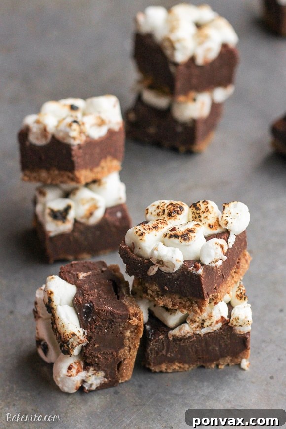 Campfire S'mores Fudge 5 This S'mores Fudge only takes 15 minutes and six ingredients to prep - no baking required! This quick and easy fudge recipe is a no-mess way to enjoy s'mores.