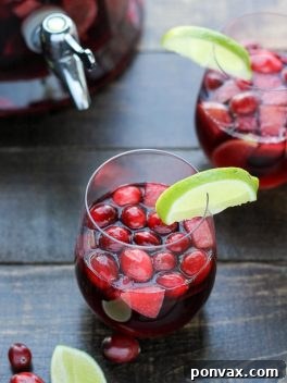 Cranberry Lime Sangria recipe image
