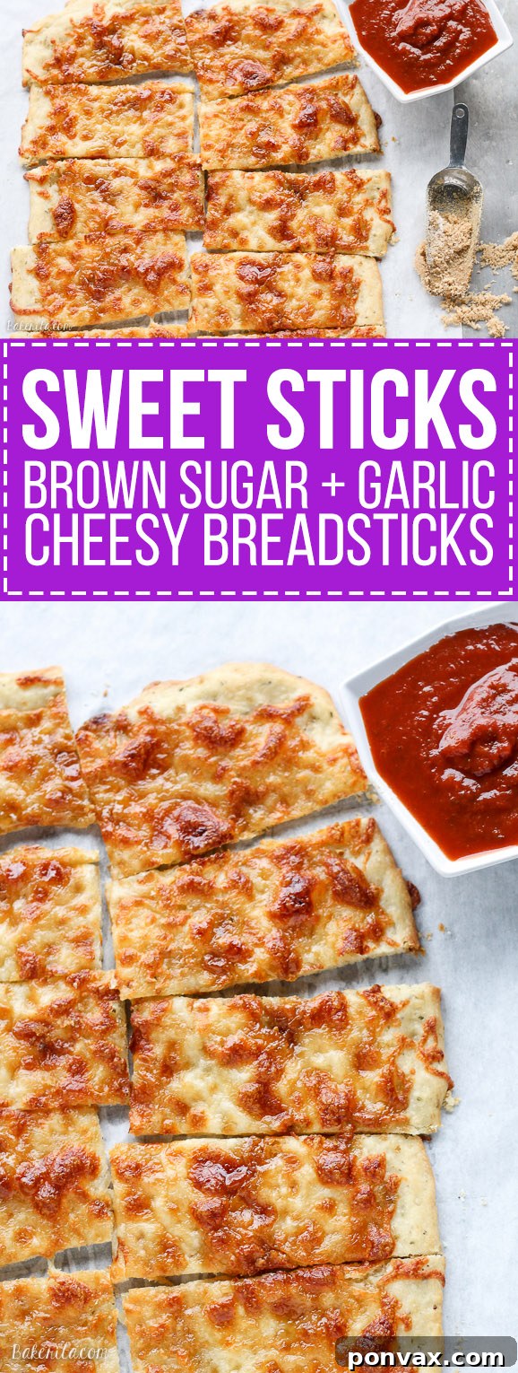 Whimsical Wands 7 Sweet Sticks served on a wooden board, showcasing their golden crust and cheesy top, perfect for sharing.