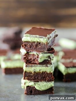 Mint Chocolate Chip Brownies (Paleo + GF)