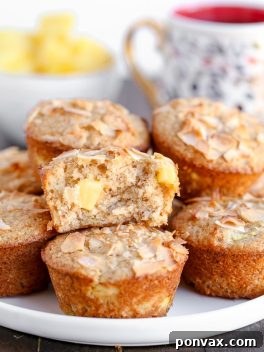 Vegan Pineapple Coconut Muffins
