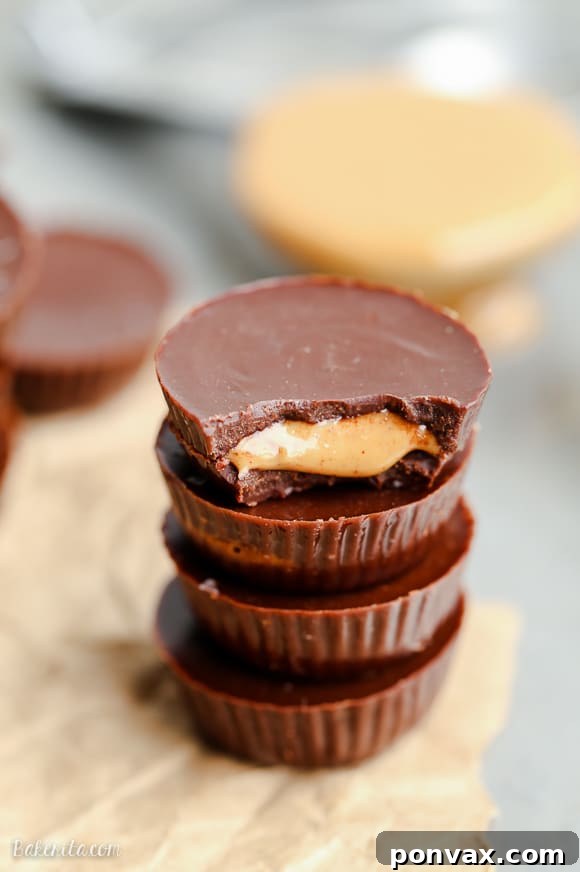 Craft Your Own Peanut Butter Bliss 6 A stack of homemade peanut butter cups ready to be enjoyed
