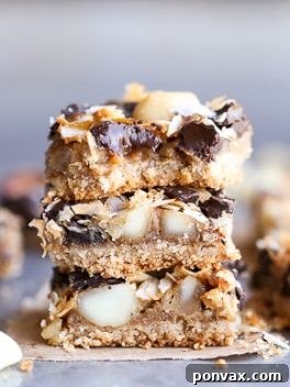 Decadent Dark Chocolate Macadamia Nut Bars Gluten Free Vegan 7 Delicious Dark Chocolate Macadamia Nut Magic Bars - Vegan & Gluten-Free