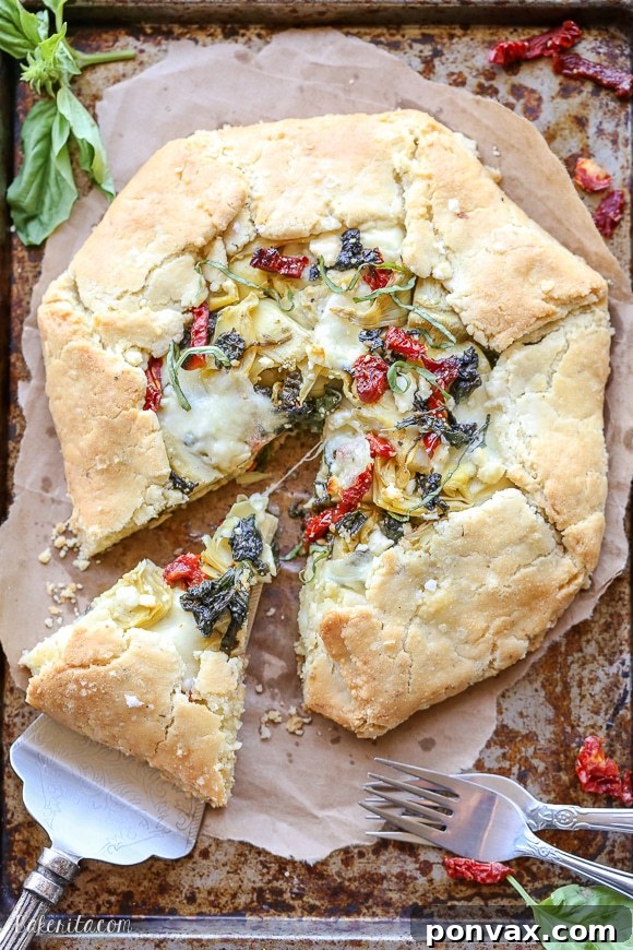 Gluten Free Grain Free Mediterranean Spinach Artichoke Galette 4 Gluten-Free and Grain-Free Galette Crust