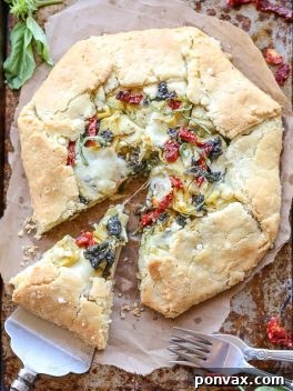 Gluten Free Grain Free Mediterranean Spinach Artichoke Galette 7 Gluten-Free Mediterranean Galette with Spinach and Artichoke