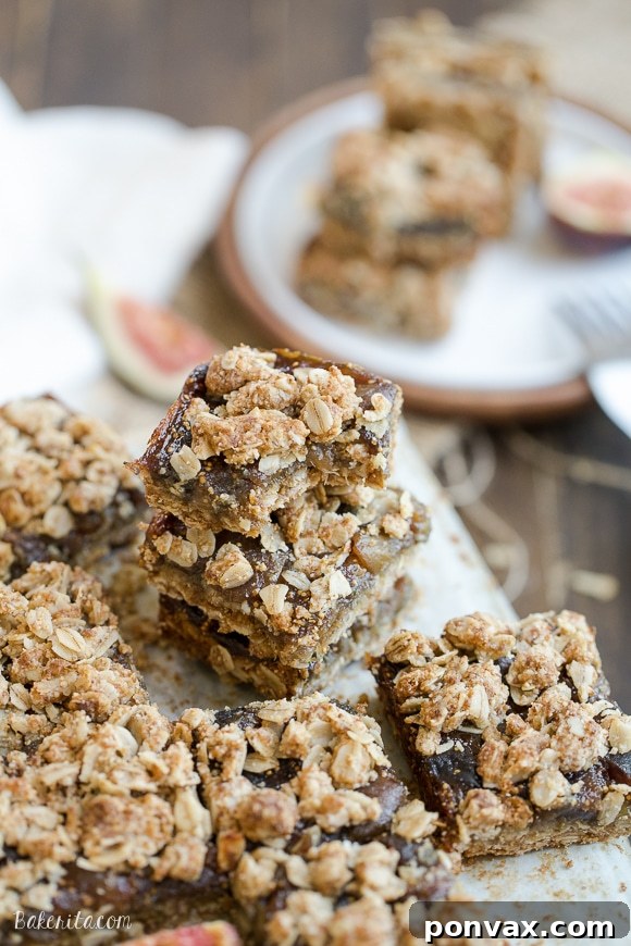 Soft-Baked Gluten-Free Plant-Based Oat Fig Bars 5 Ingredients for the oatmeal fig bars laid out on a kitchen counter