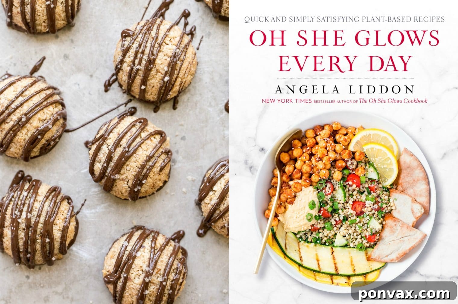 A second delightful image of freshly baked vanilla bean macaroons on a light background, showcasing their golden-brown edges.