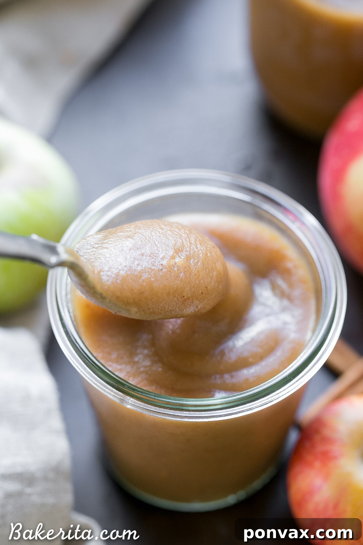 Naturally Sweet Slow Cooker Apple Butter 4 Freshly cored and sliced apples in a slow cooker, ready to be transformed into sugar-free apple butter.