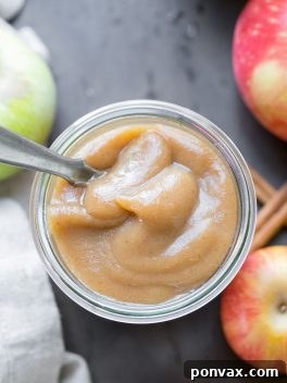 Naturally Sweet Slow Cooker Apple Butter 9 This Slow Cooker Apple Butter has no sugar added - just fresh apples, cinnamon, nutmeg, and a little lemon juice. This homemade healthy apple butter can be enjoyed on toast, stirred into oatmeal or yogurt, or eaten by the spoonful!