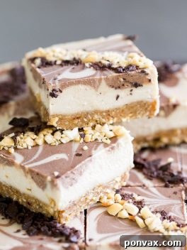 Vegan Chocolate Peanut Butter Dream Bars 7 No-Bake Chocolate Peanut Butter Cheesecake Bars