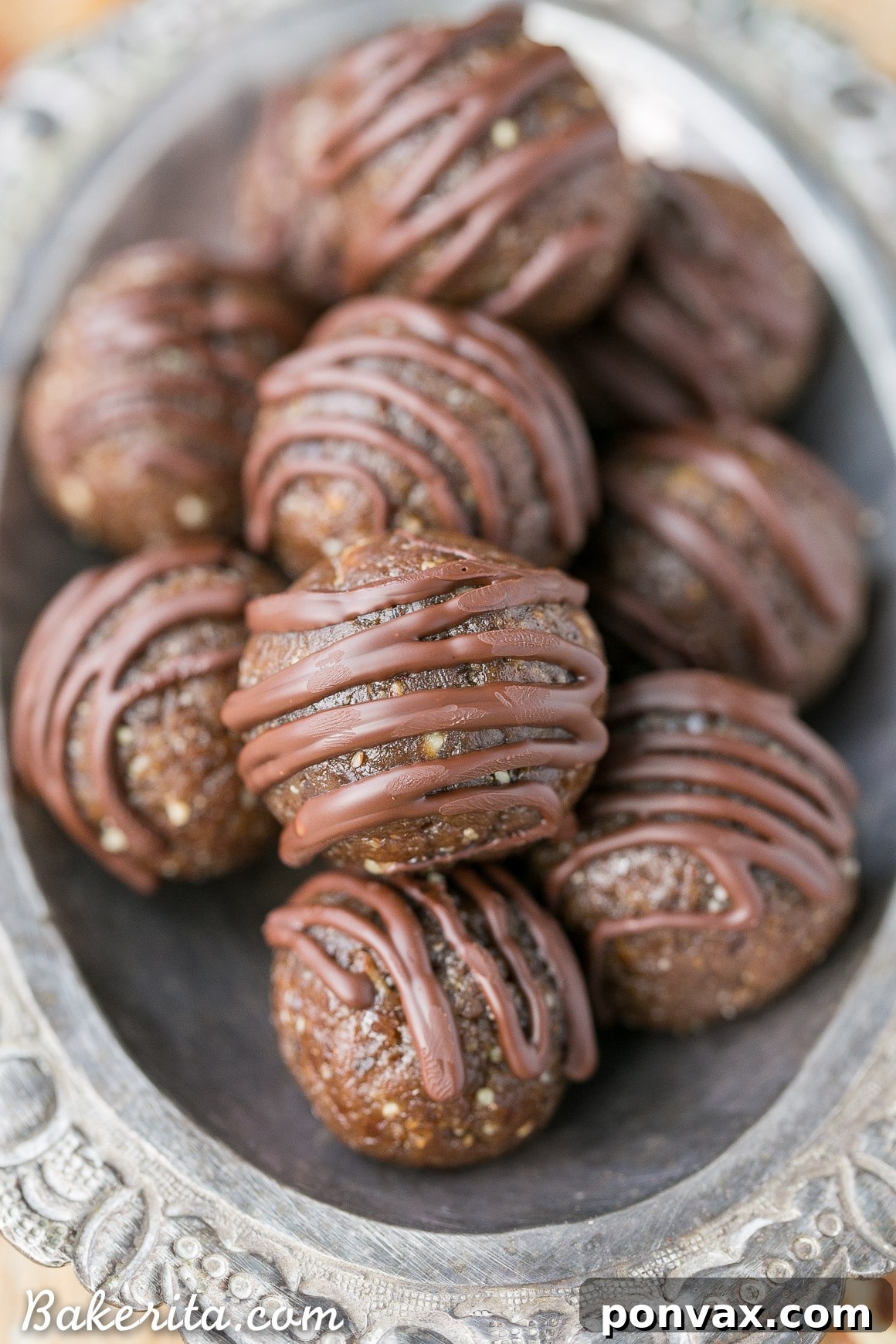 No-Bake Gingerbread Power Bites Paleo Vegan 3 Close-up of Gingerbread Energy Bites, highlighting their healthy, no-bake nature with dates, pecans, and spices