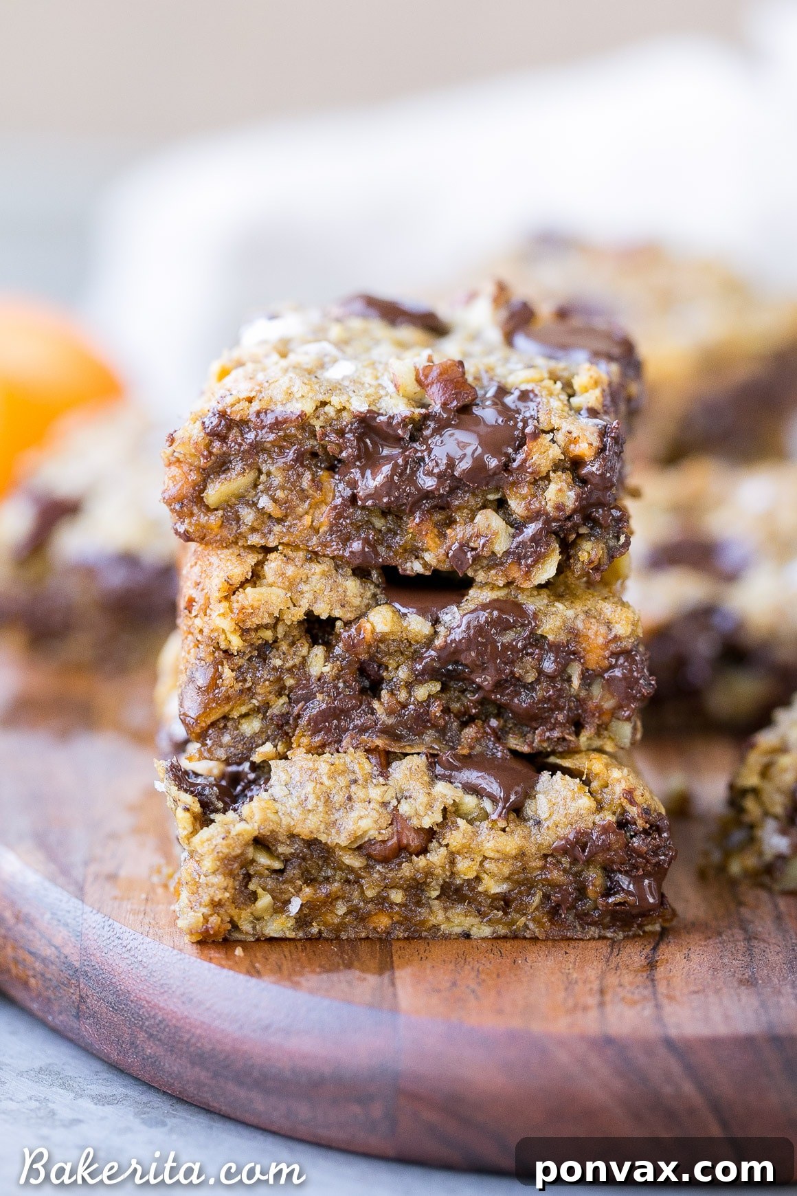 Delicious Pumpkin Oatmeal Scotchie Bars, an easy-to-make dessert for holiday gifts or cookie trays.