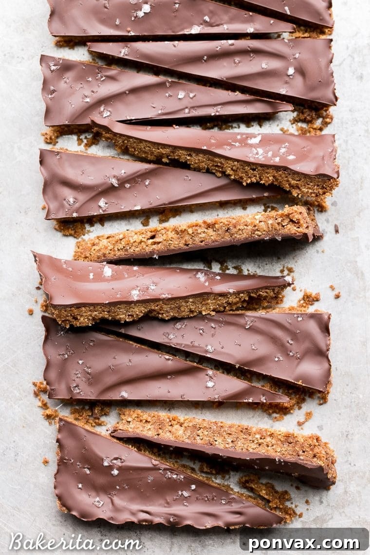 These Brown Butter Shortbread are crisp and buttery with dark chocolate + flaky sea salt on top. These gluten free & refined sugar free cookies melt in your mouth and make the perfect addition to your holiday cookie tray!