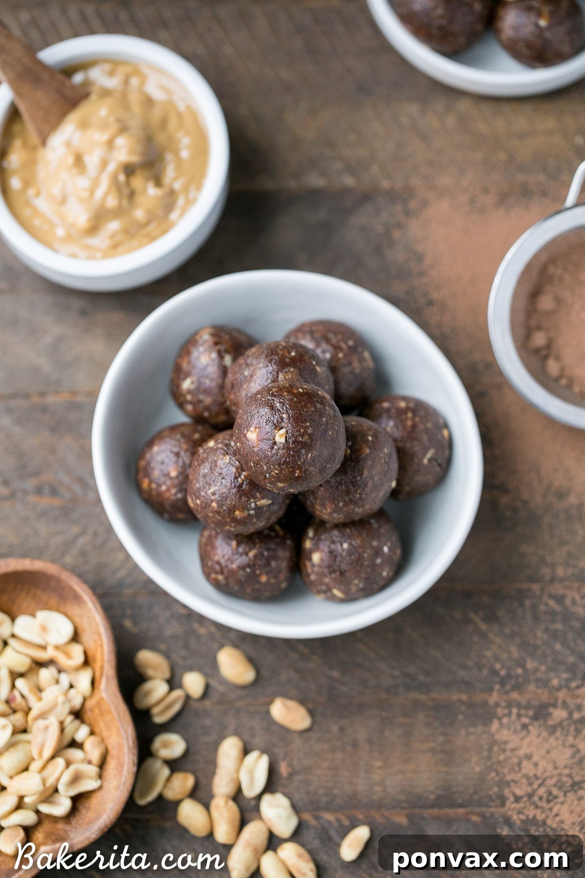 Enjoy these healthy Chocolate Peanut Butter Energy Bites, made with just 5 simple ingredients. They are naturally sweetened with dates, making them a refined sugar-free, gluten-free, and vegan snack option ready in minutes.