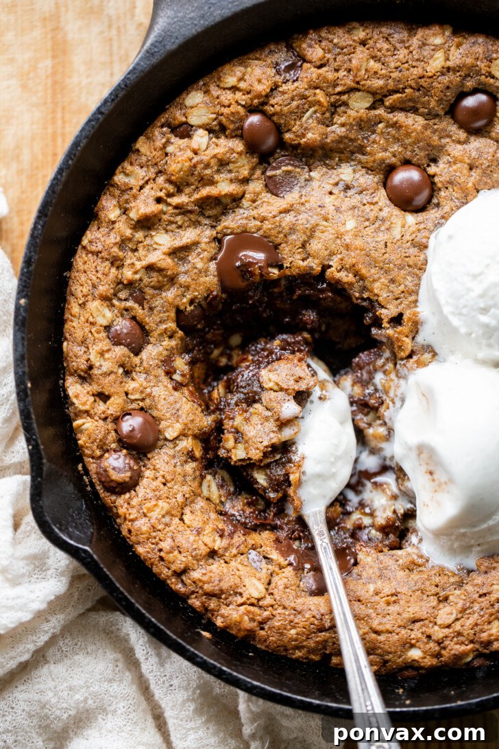 Gluten-Free Oatmeal Chocolate Chip Skillet Delight 5 Mixing the wet ingredients for the Gluten-Free Vegan Oatmeal Chocolate Chip Skillet Cookie in a bowl.