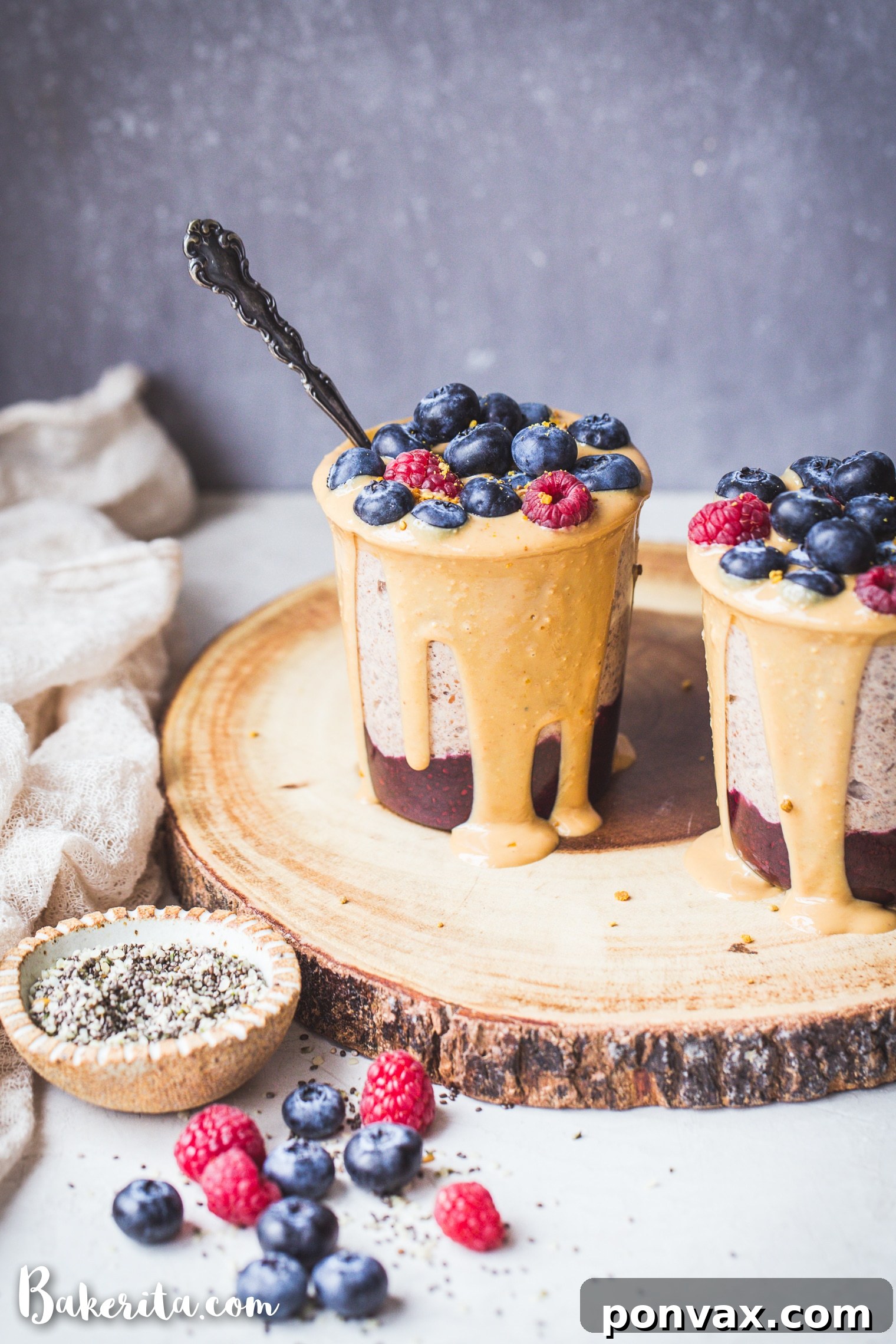 Wholesome Paleo Vegan Hot Cereal Ready in Minutes 5 Ingredients for grain-free hot cereal laid out, ready for preparation.