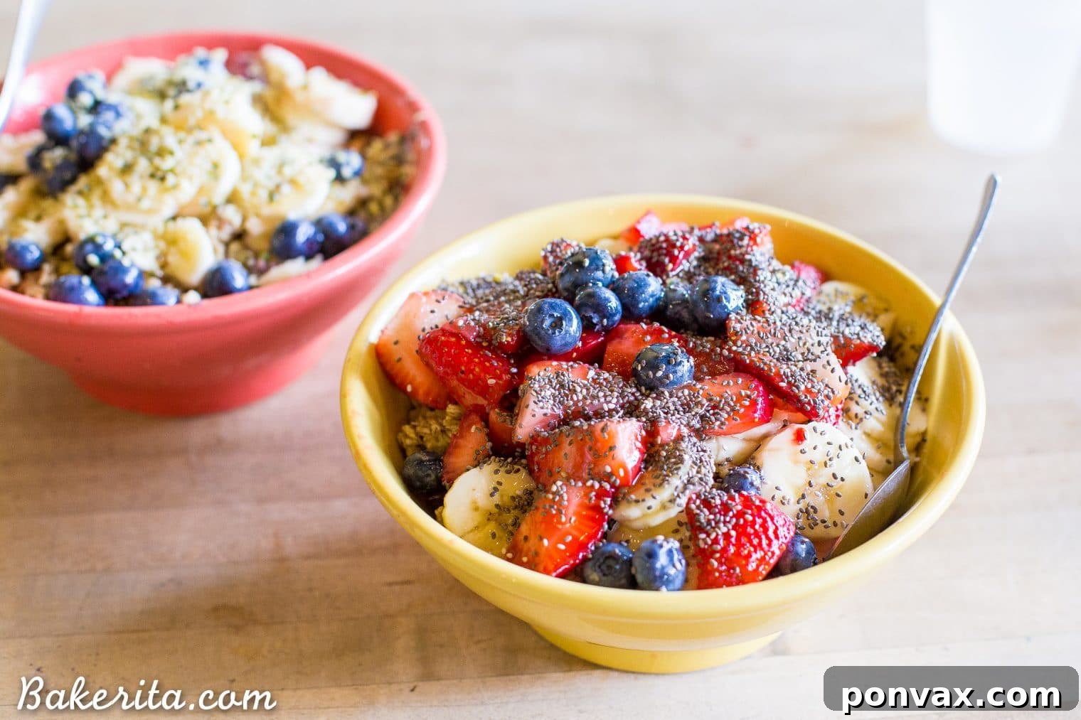 Santa Barbara RV Adventure with a Refreshing Peach Tomato Salad 29 A vibrant and refreshing acai bowl from Backyard Bowls, Santa Barbara, known for its healthy and delicious options.