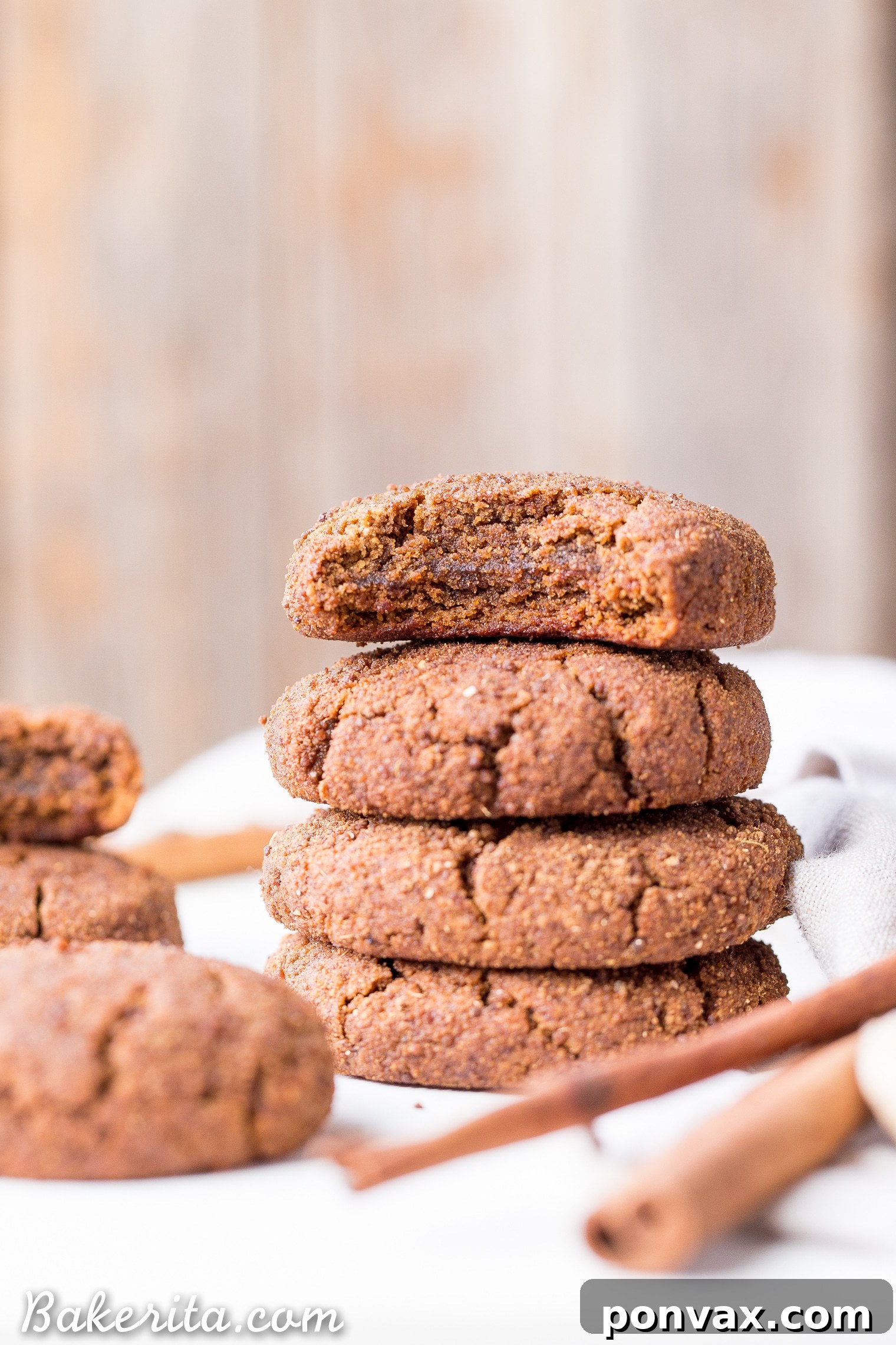 Tender Gluten-Free Spiced Ginger Cookies 2 These Soft Gingerbread Cookies will be a holiday staple! They're incredibly chewy with tons of flavor from the molasses and warm spices. These gluten-free, paleo, and vegan cookies are sure to be a hit.
