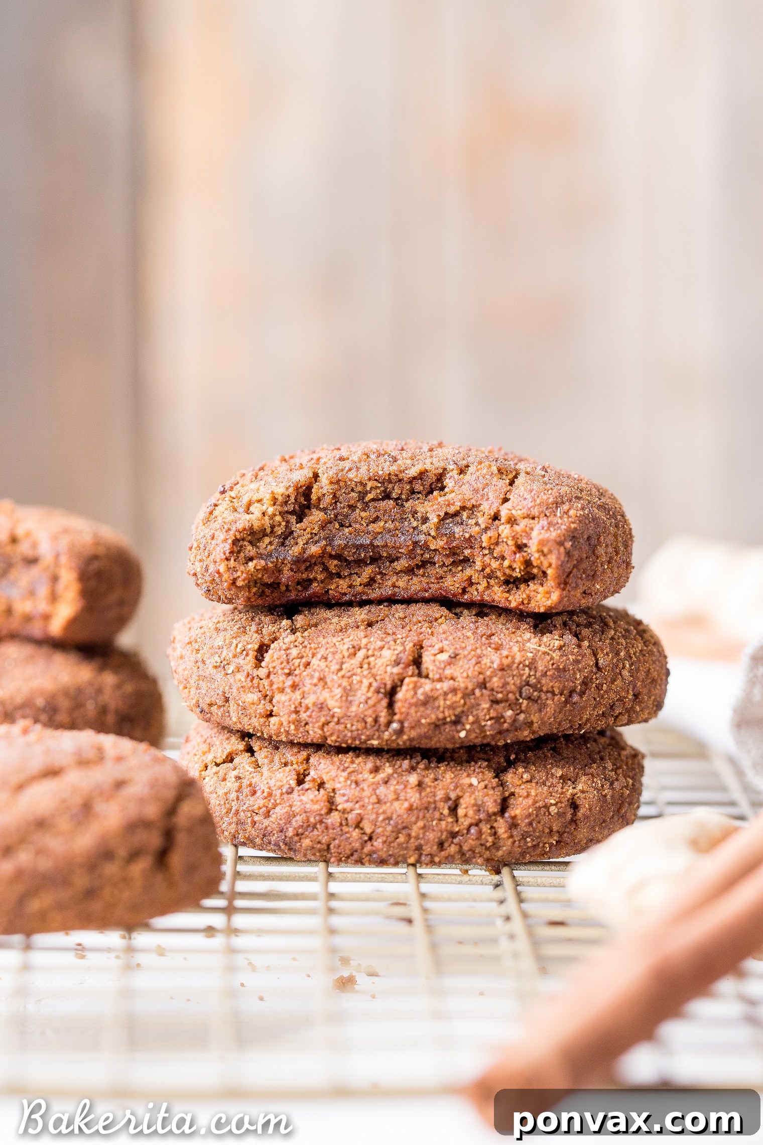 Tender Gluten-Free Spiced Ginger Cookies 4 These Soft Gingerbread Cookies will be a holiday staple! They're incredibly chewy with tons of flavor from the molasses and warm spices. These gluten-free, paleo, and vegan cookies are sure to be a hit.