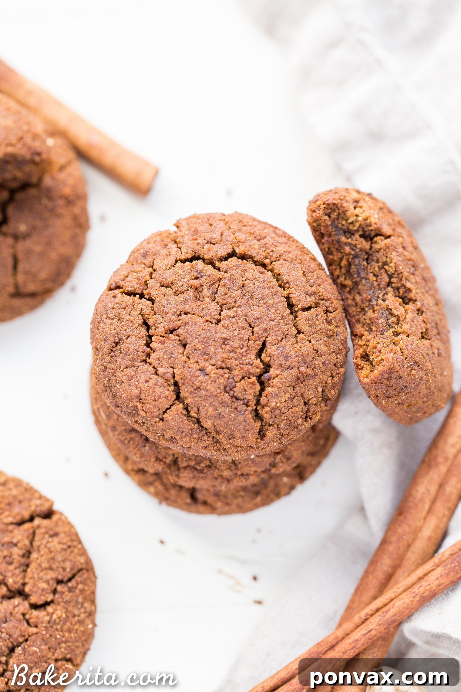 Tender Gluten-Free Spiced Ginger Cookies 5 These Soft Gingerbread Cookies will be a holiday staple! They're incredibly chewy with tons of flavor from the molasses and warm spices. These gluten-free, paleo, and vegan cookies are sure to be a hit.