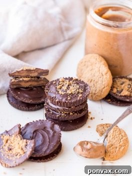 Rich Gluten Free Paleo Vegan Chocolate Cookie Butter Cups 8 Homemade Gluten-Free, Paleo, Vegan Chocolate Cookie Butter Cups