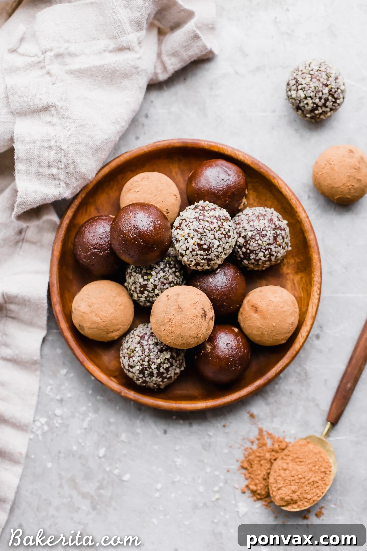 Rich and indulgent Raw Chocolate Truffles, perfect for guilt-free snacking. Made with dates and cacao, these truffles are gluten-free, paleo, and vegan.