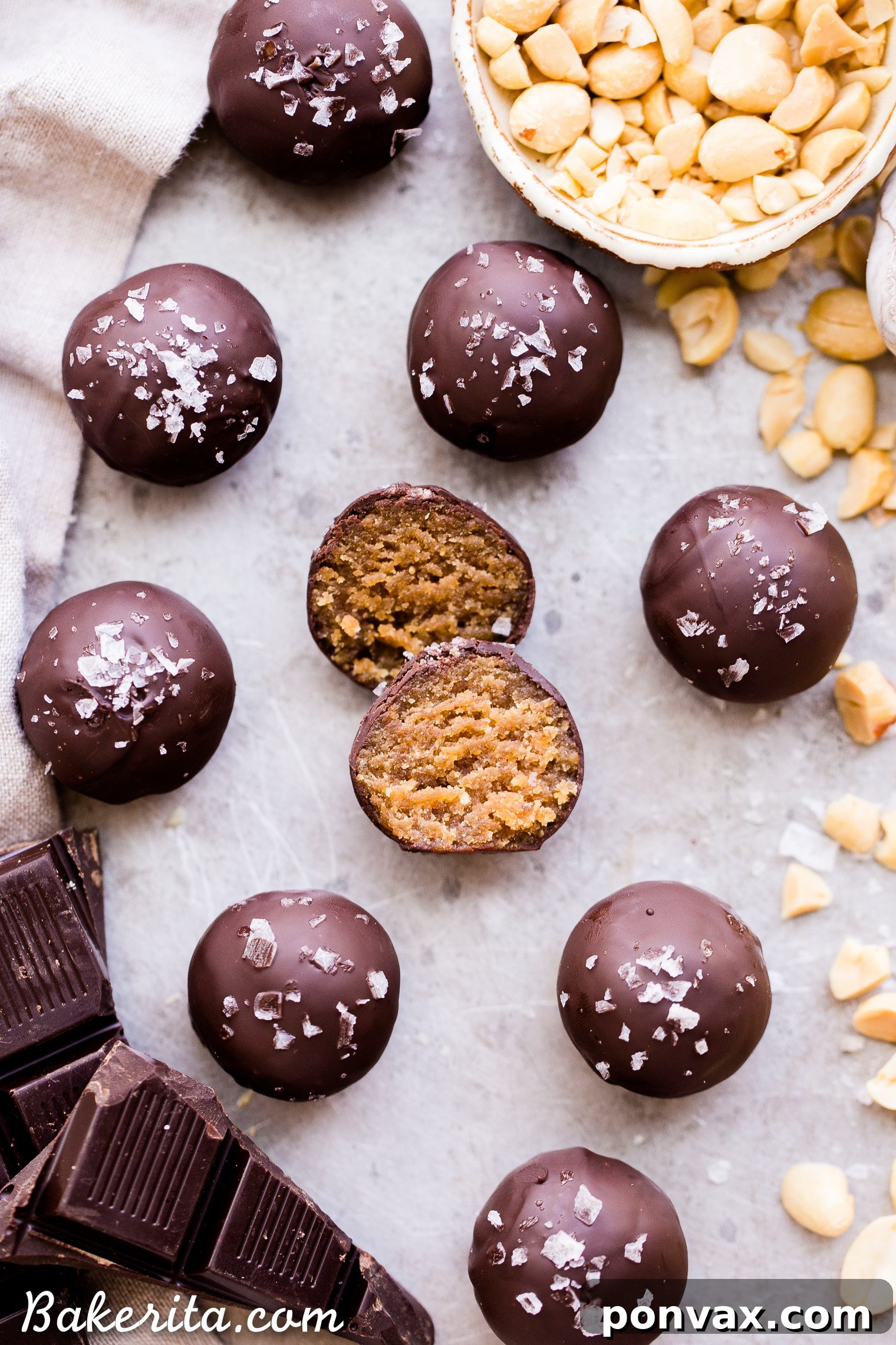 Simple four-ingredient Chocolate Peanut Butter Truffles for a quick and easy, no-bake dessert that caters to various dietary needs.
