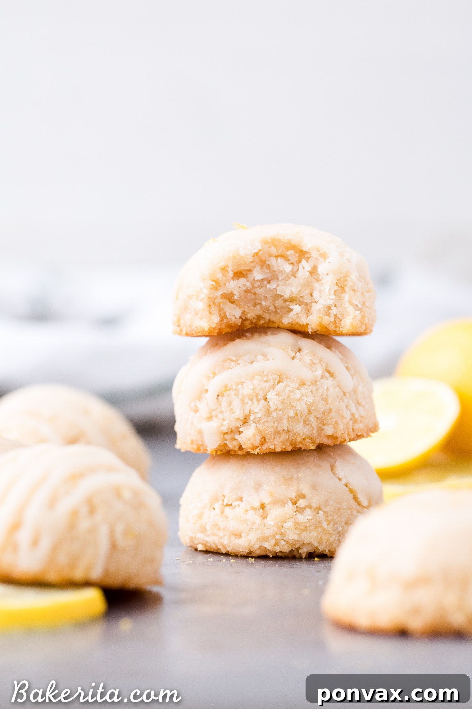 Delicious Lemon Macaroons arranged beautifully on a plate, highlighting their vibrant lemon flavor and chewy texture. Perfect for gluten-free, paleo, and vegan diets.