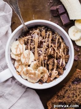 Styled image of Banana Bread Oatmeal, ready to be enjoyed.