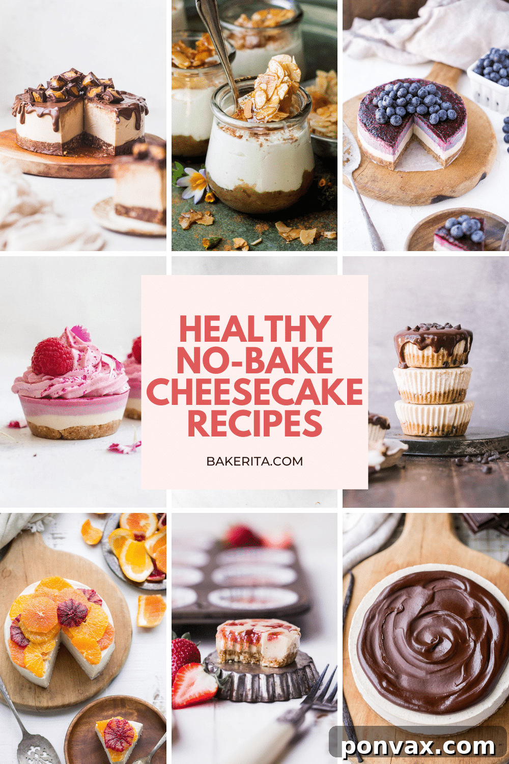 75+ Easy No-Bake Desserts and Sweet Treats 6 A delectable no-bake peanut butter cup cheesecake, garnished with chocolate pieces.