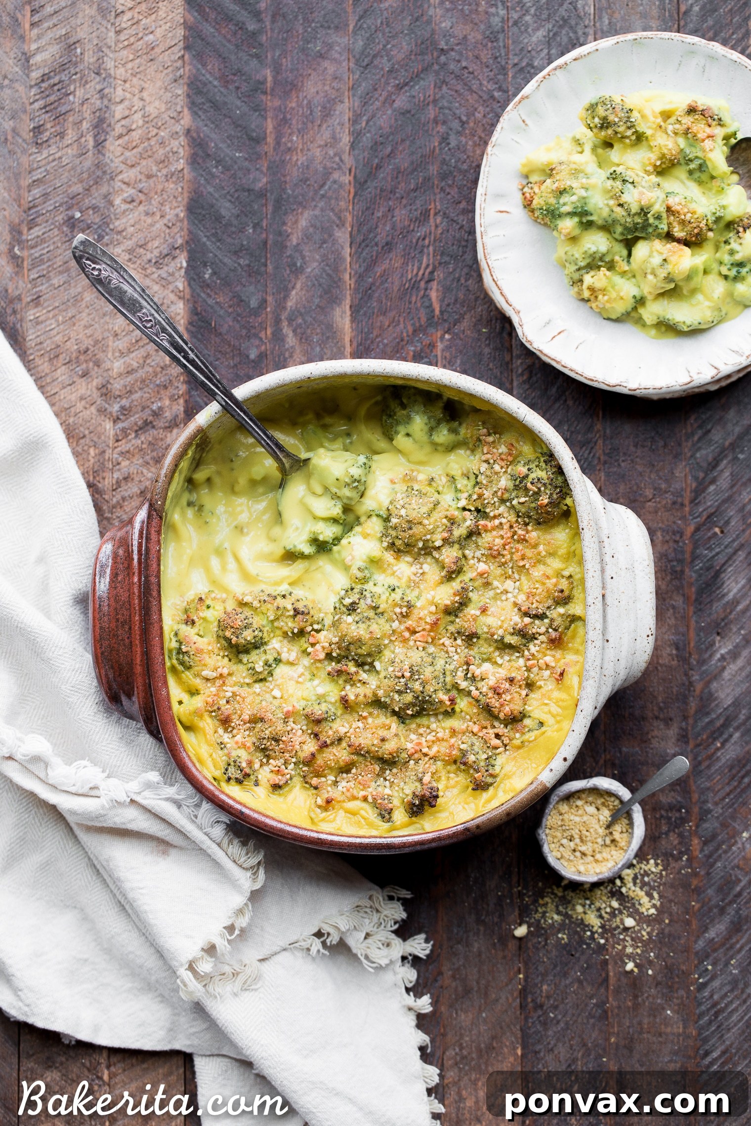 Creamy Vegan Broccoli Bake 4 This Vegan Broccoli Gratin has a deliciously rich and