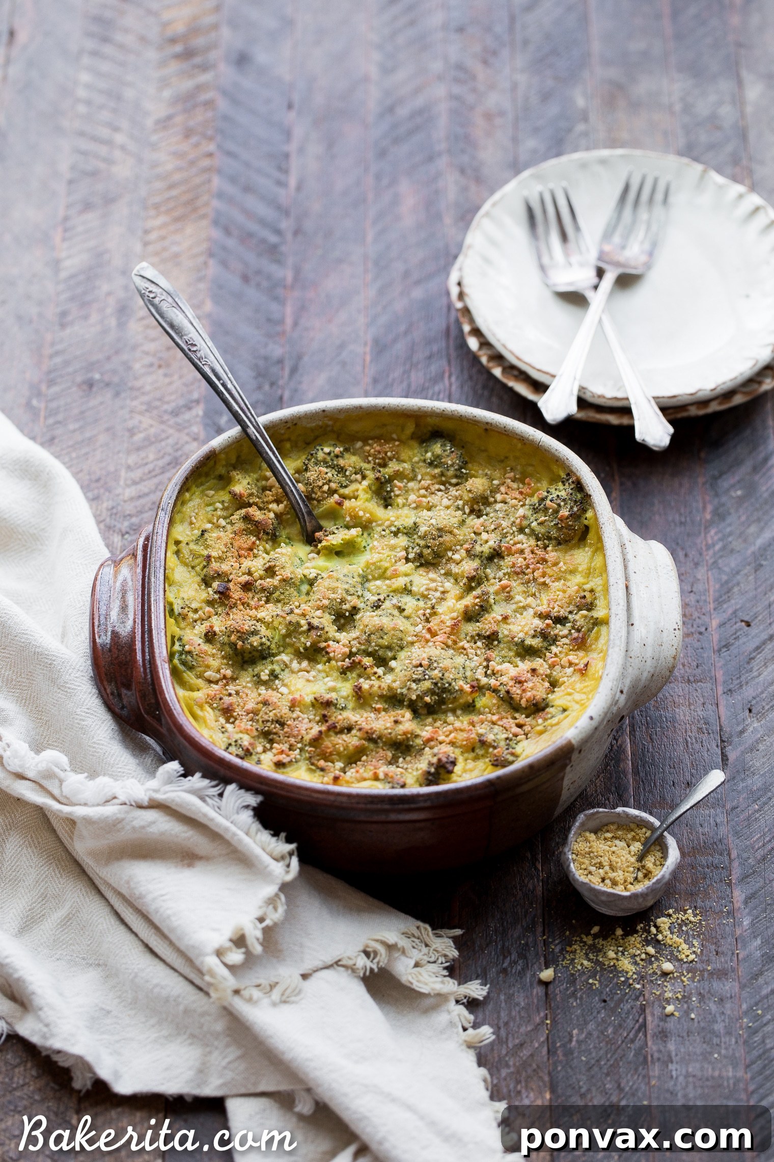 Creamy Vegan Broccoli Bake 6 This Vegan Broccoli Gratin has a deliciously rich and