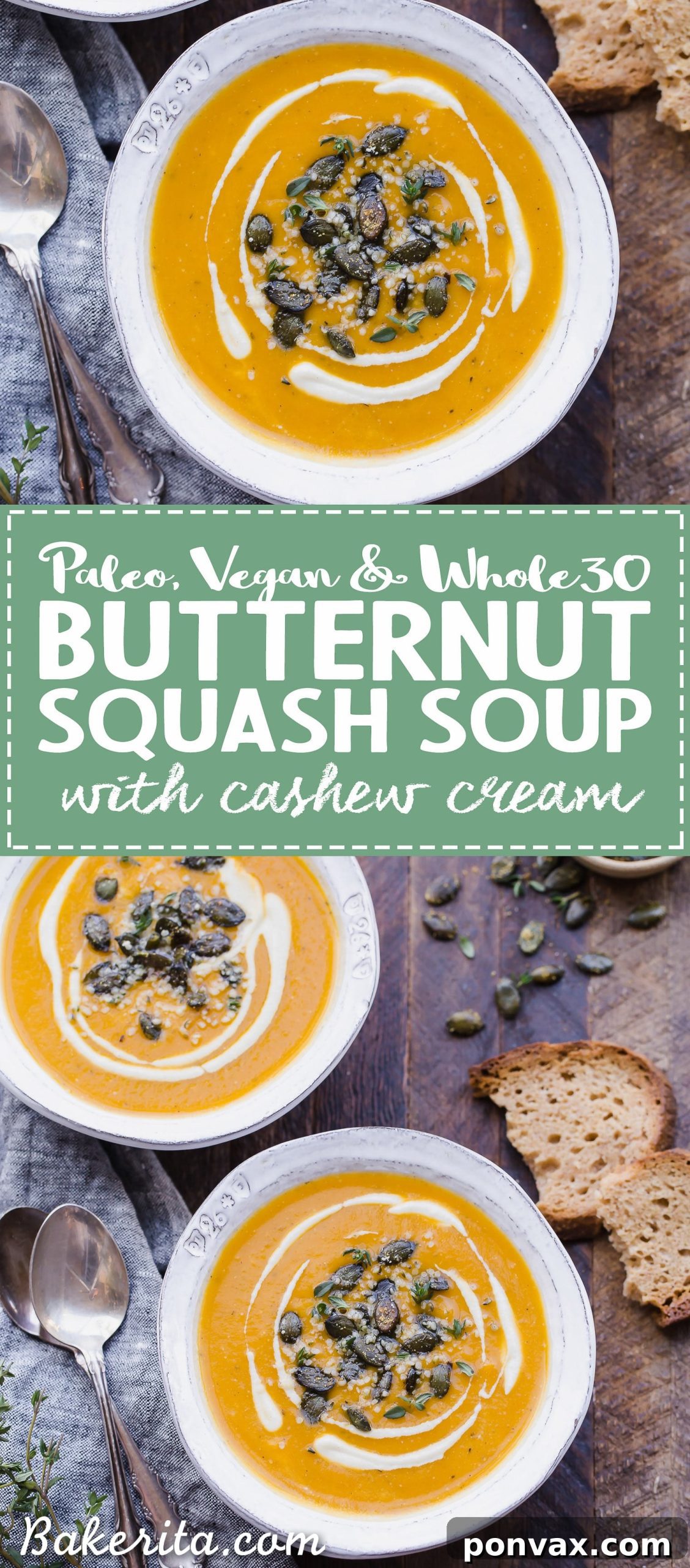 Golden Vegan Squash Bliss 8 Final serving of dairy-free butternut squash soup ready to enjoy