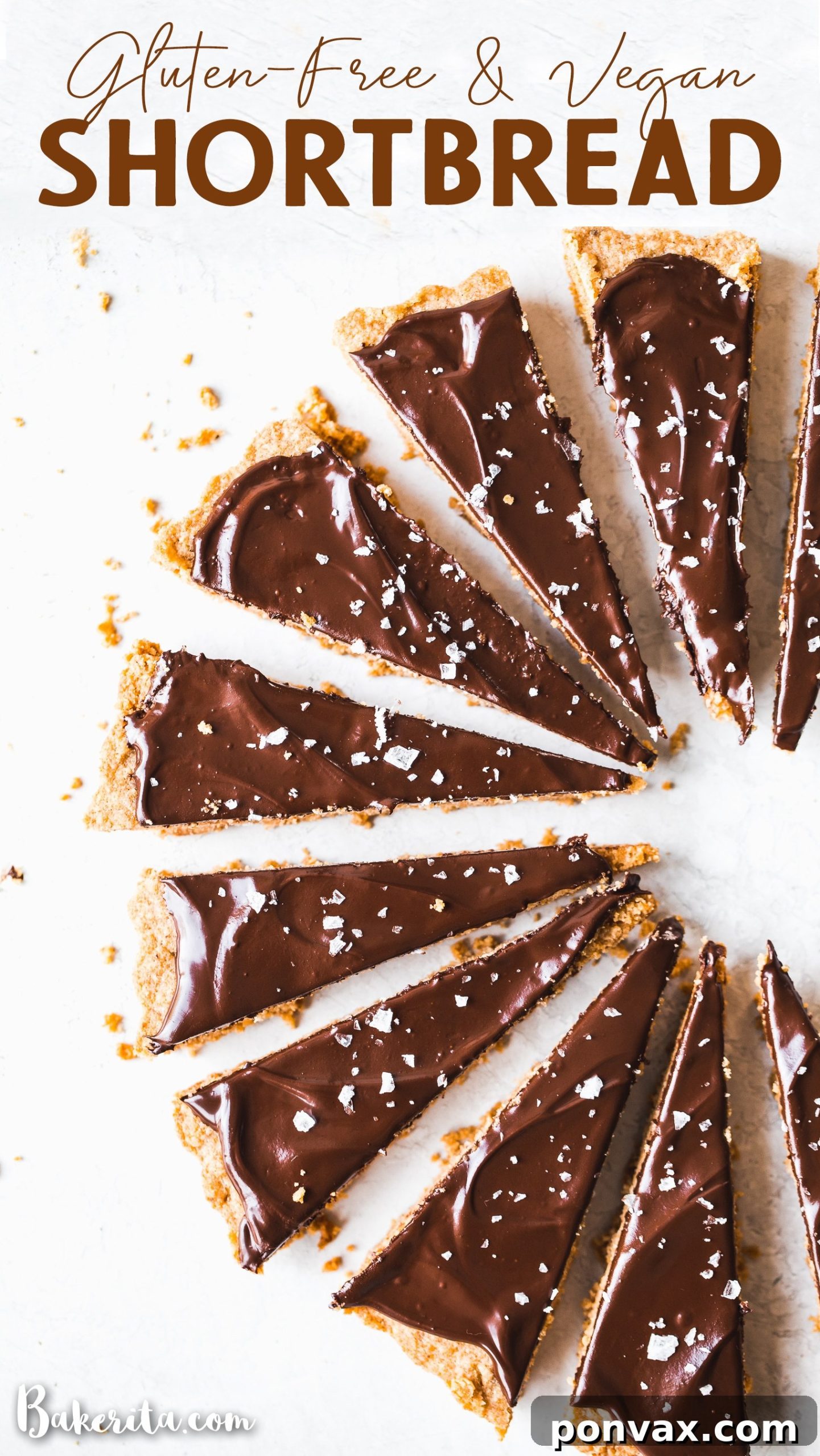 Delicious gluten-free vegan shortbread cookies with chocolate on a festive holiday background.