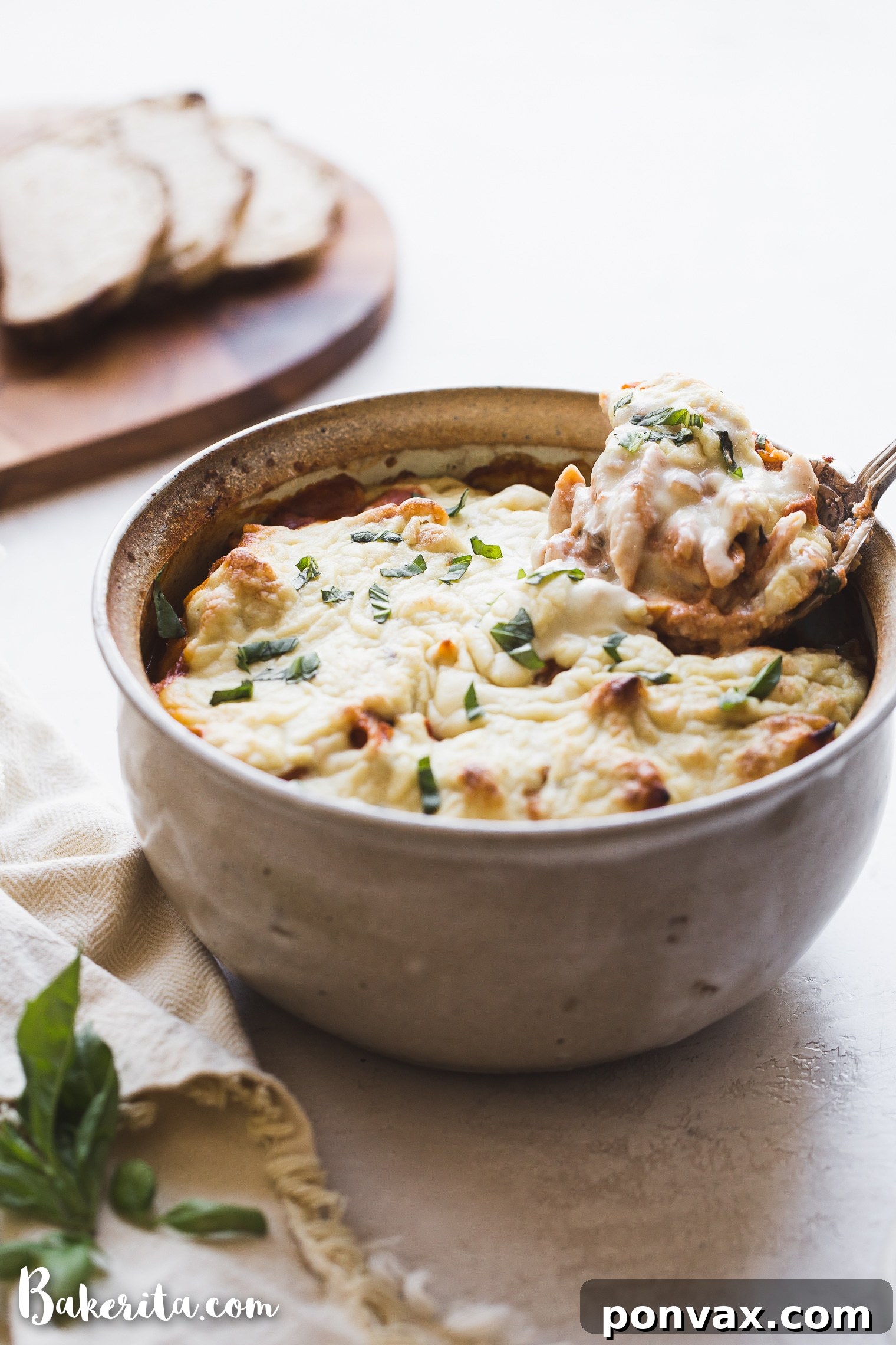 Hearty Vegan Ziti Casserole 3 How to make Vegan Baked Ziti that's creamy, cheesy, and absolutely delicious! It's made with gluten-free noodles, marinara sauce, easy vegan ricotta cheese, and homemade vegan mozzarella sauce.