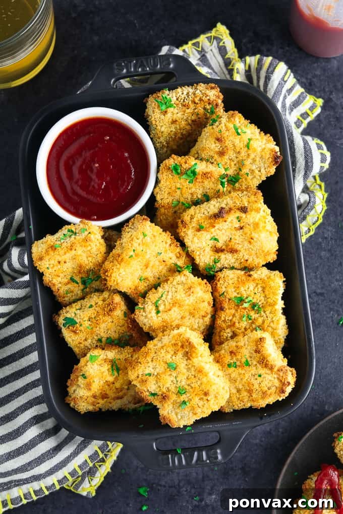 Vegan Super Bowl Feast: Over 50 Game Day Recipes 21 Baked Tofu Nuggets from Vegan Huggs: crispy, made with 8 simple ingredients, easily gluten-free. A delicious game day appetizer!