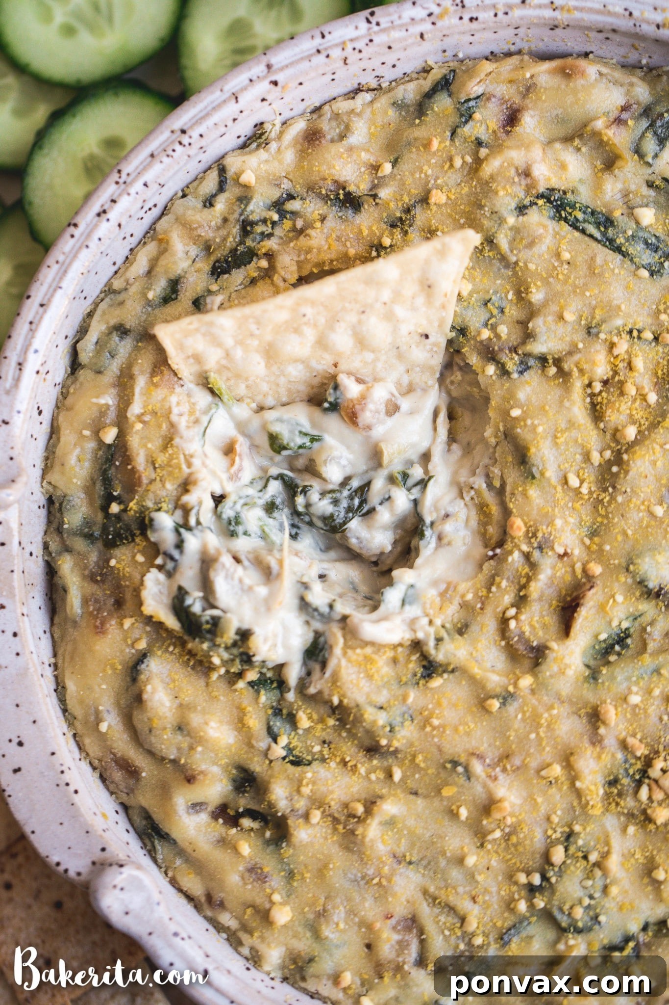 Vegan Super Bowl Feast: Over 50 Game Day Recipes 4 Vegan Spinach Artichoke Dip: tastes as good as the original, but it's dairy-free, soy-free, gluten-free, and Whole30! No processed ingredients here - just whole, plant-based foods. It's perfect as an appetizer or for game day.