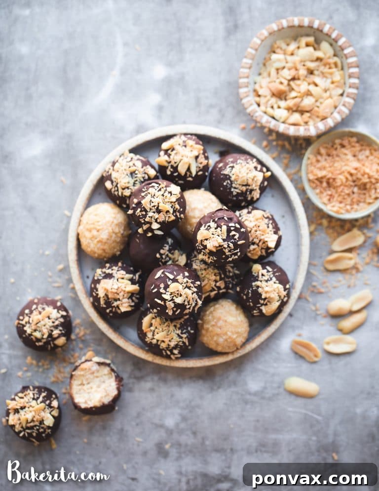 Vegan Super Bowl Feast: Over 50 Game Day Recipes 38 Peanut Butter Coconut Truffles: 6 simple ingredients, customizable, melt-in-your-mouth, gluten-free, vegan, and keto. Your new favorite snack or dessert!