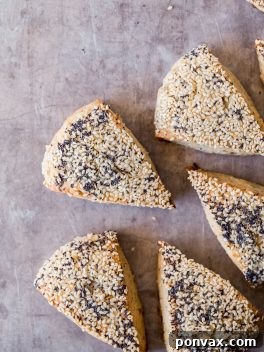 Beautifully baked Gluten-Free Sourdough Scones, ready for serving.