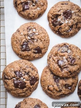 Paleo Chocolate Chip Cookies, my go-to recipe that is gluten-free, grain-free, paleo, and refined sugar-free.